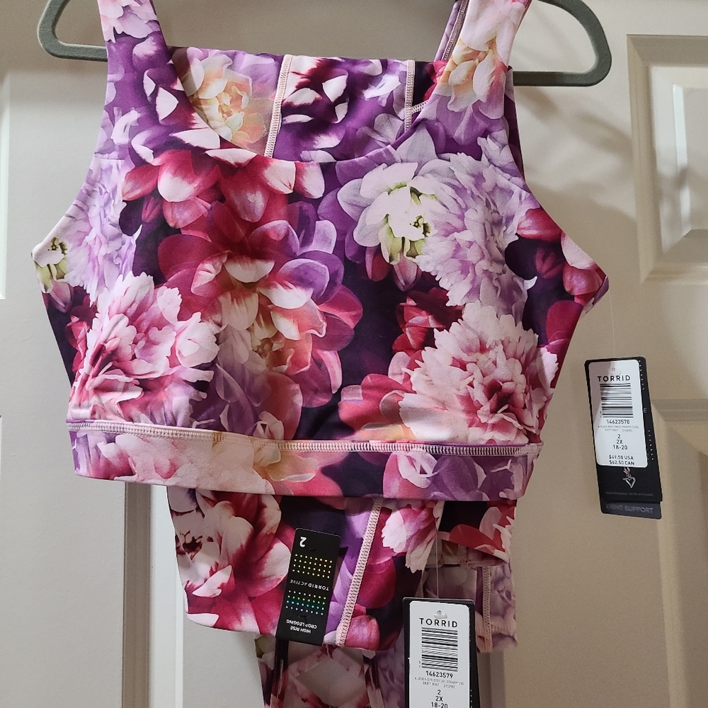 Torrid workout set Size 2